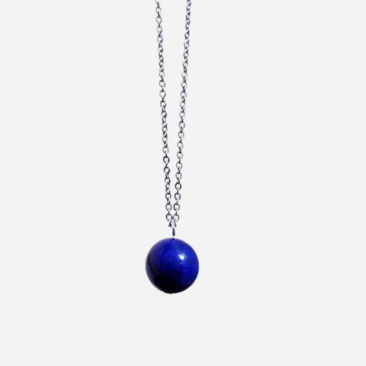 Lapis lazuli bead necklace