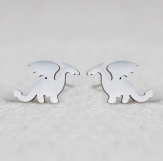 Dragon stud earrings